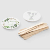 Éventail Ventilateurs du Rêve Botanique Eucalyptus Feuille  (Non-assemblé)