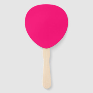 Éventail Ventilateurs Neon Pink Teardrop - Custom Event Kes