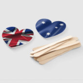 Éventail Ventilateurs portables - Drapeau Australien  (Non-assemblé)