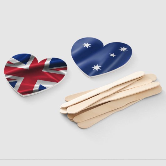 Éventail Ventilateurs portables - Drapeau Australien  (Non-assemblé)