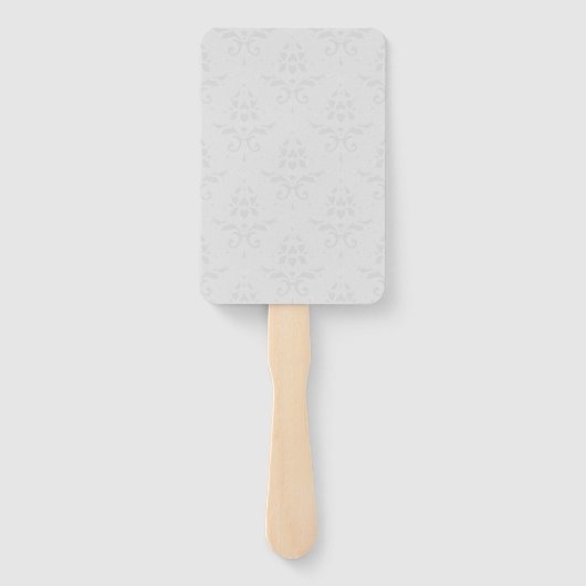 Éventail Vert Tour Eiffel Mariage damassé Fan Main Favorisé (Dos)