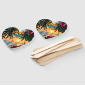 Éventail Vibes d'été Carnet tropical (Non-assemblé)