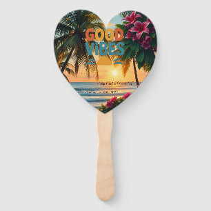 Éventail Vibes d'été Carnet tropical