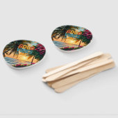 Éventail Vibes d'été Carnet tropical (Non-assemblé)