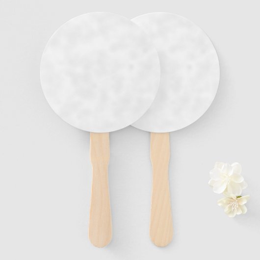 Éventail Vide Pour Vous De Customiser - (Devant et derrière)