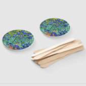 Éventail Vincent Van Gogh - Iris (Non-assemblé)