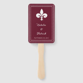 Éventail Vins Fleur de Lis Mariages (Dos)