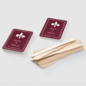 Éventail Vins Fleur de Lis Mariages (Non-assemblé)