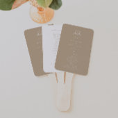 Éventail Vins intemporels Monogram Crest Biege Programme