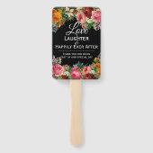 Éventail Vintages fans de mariage pour le jardin (Dos)