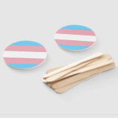 Éventail Visibilité du drapeau de fierté transgenre de Slip (Non-assemblé)