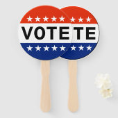 Éventail Vote 2026 Élection de mi-mandat (Devant et derrière)