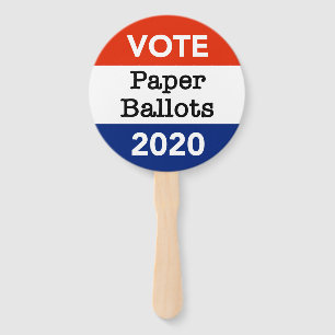 Éventail Vote Bulletin de vote Élection présidentielle 2020