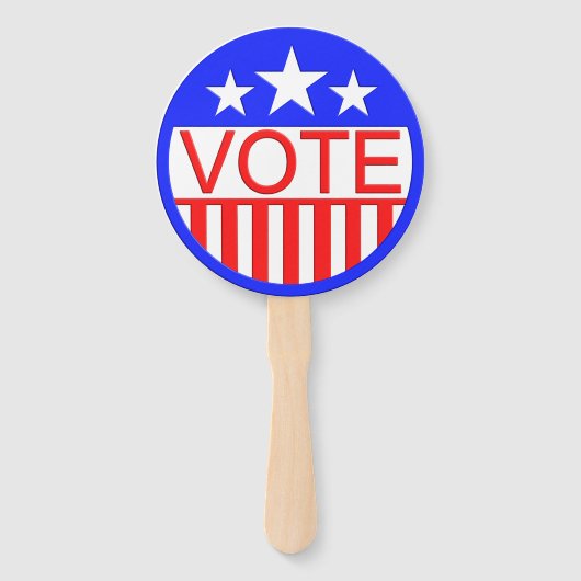 Éventail Vote En Amérique (Devant)