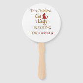 Éventail Voter Kamala Sign/Fan (Dos)