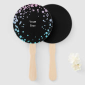 Éventail Votre conception personnalisée ici - (Devant et derrière)