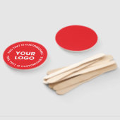 Éventail Votre logo/toute image téléchargée et tout texte c (Non-assemblé)