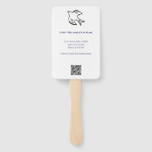 Éventail Votre propre église photo (Dos)