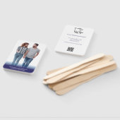 Éventail Votre propre église photo (Non-assemblé)