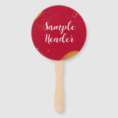 Éventail Votre texte | Promotionnels Ventilateur À Main Mod (Dos)