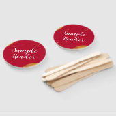 Éventail Votre texte | Promotionnels Ventilateur À Main Mod (Non-assemblé)