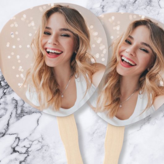 Éventail Votre visage pour un anniversaire personnalisé