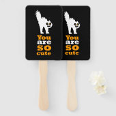 Éventail Vous êtes si mignon Coque-coque iphone de chat fru (Devant et derrière)