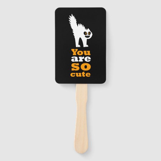 Éventail Vous êtes si mignon Coque-coque iphone de chat fru (Devant)