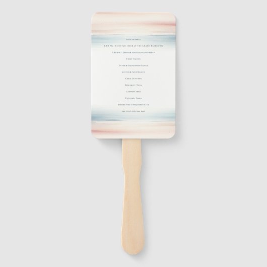 Éventail Wailea Wedding Program (Dos)