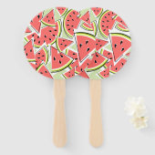 Éventail Watermelon Green (Devant et derrière)