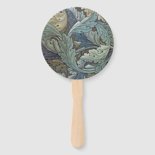 Éventail William Morris Acanthus Sage Fleur Floral Botaniqu (Dos)