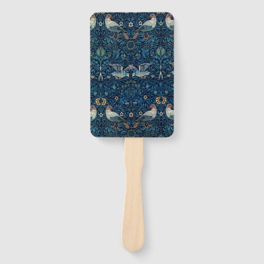 Éventail William Morris Blue Birds Tapestry Classic (Devant)