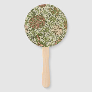 Éventail William Morris Cray Fleur de Sauge Floral Botaniqu