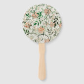 Éventail William Morris Jardin Fleur de Jasmin Classique (Dos)