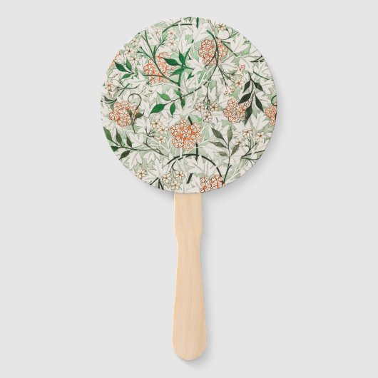 Éventail William Morris Jardin Fleur de Jasmin Classique (Devant)