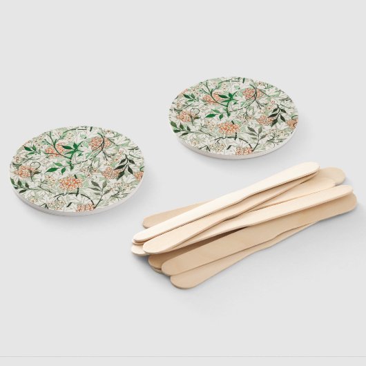 Éventail William Morris Jasmine Garden Flower Classic (Non-assemblé)