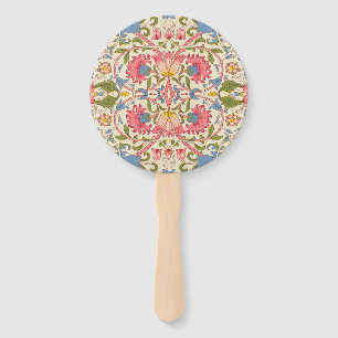 Éventail William Morris Lodden Motif Floral Pastel