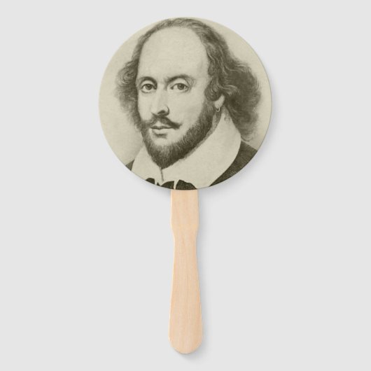 Éventail William Shakespeare le fan du Bard (Dos)