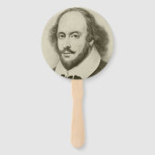 Éventail William Shakespeare le fan du Bard (Devant)
