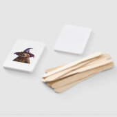 Éventail Witch Sloth Halloween trick or treat spooky pumpki (Non-assemblé)