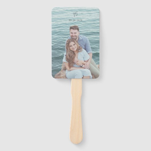 Éventail Yasmin Modern Elegant Wedding Programme (Devant)