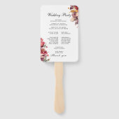 Éventail Yellow sunflower floral vibrant spring bouquet (Dos)