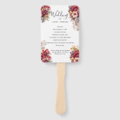 Éventail Yellow sunflower floral vibrant spring bouquet (Devant)