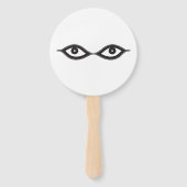 Éventail Zipper eyes (Dos)