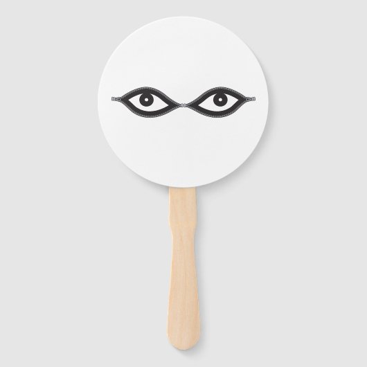 Éventail Zipper eyes (Dos)