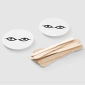 Éventail Zipper eyes (Non-assemblé)