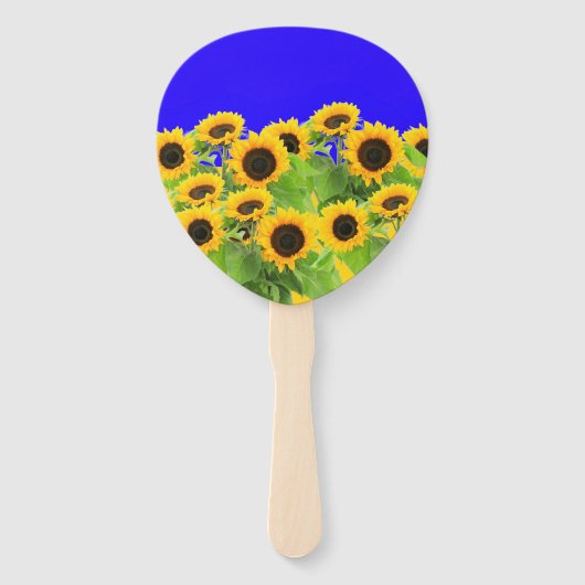 Éventails à main Tournesols (Devant)