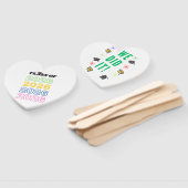 Éventails cœurs (Non-assemblé)