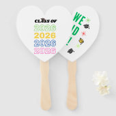 Éventails cœurs (Devant et derrière)