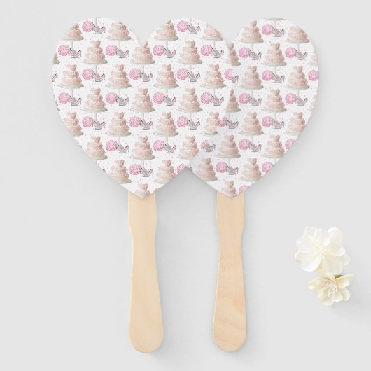 Éventails de mariage (Devant et derrière)